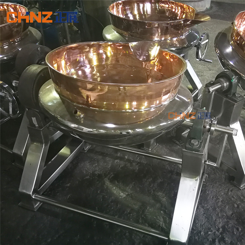 CHINZ-Ummantelter Wasserkocher mit Rührwerk, industrielle automatische Mischausrüstung, Maschine2