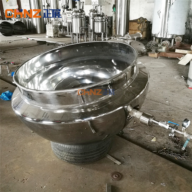 CHINZ Unstirred Jacketed Kettle Series Industrial Automatic Mixer Machinery Equipment Machine Stainless Steel Tank Pot2
