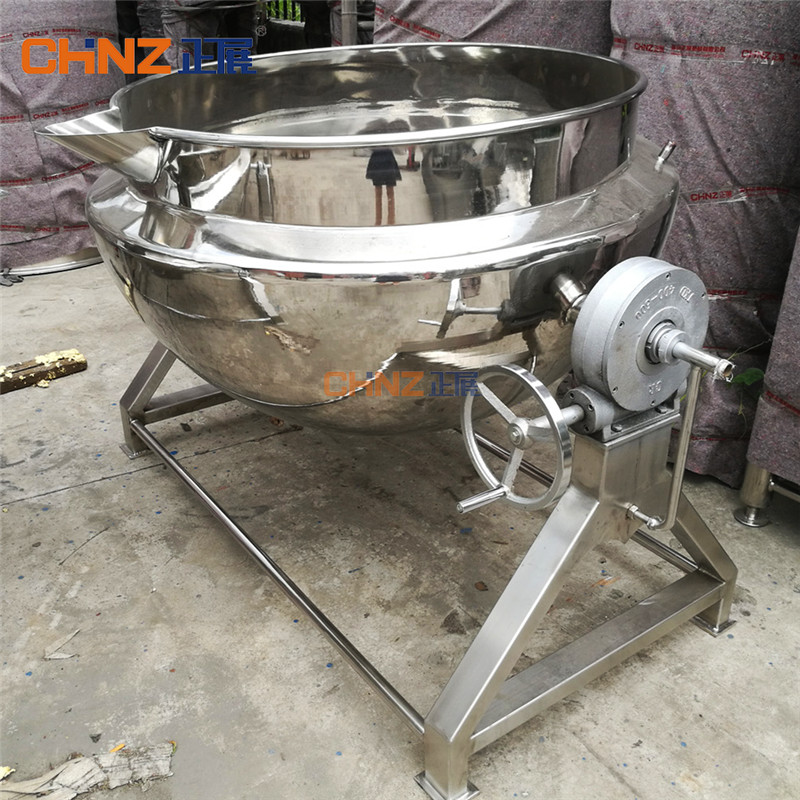 CHINZ Unstirred Jacketed Kettle Series Industrial Automatic Mixer Machinery Equipment Machine Stainless Steel Tank Pot3