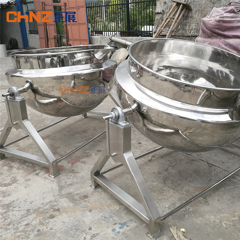 CHINZ Unstirred Jacketed Kettle Series Industrial Automatic Mixer Machinery Equipment Machine Stainless Steel Tank Pot5