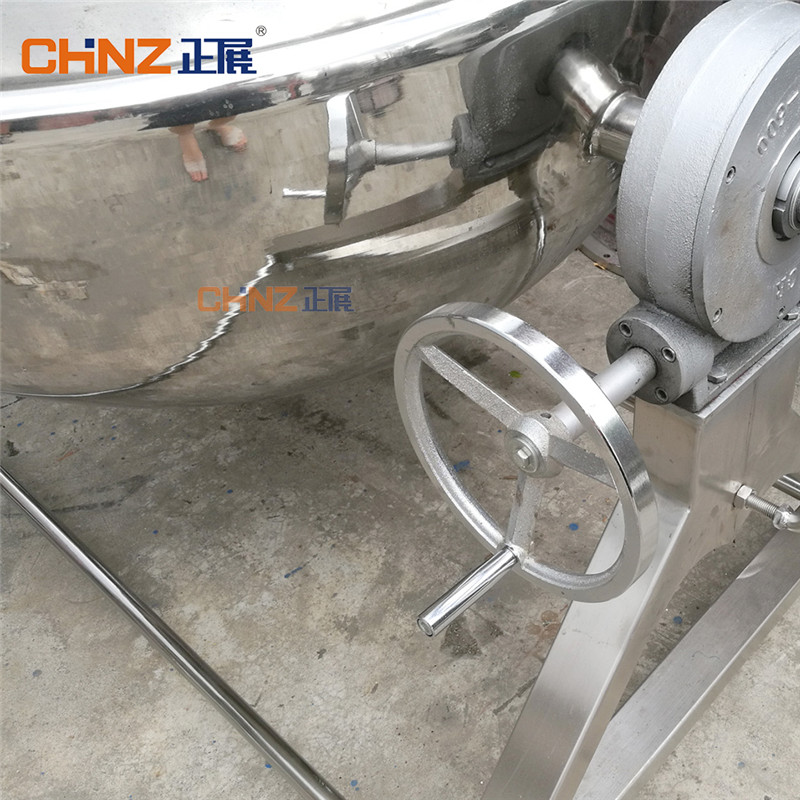 CHINZ Unstirred Jacketed Kettle Series Industrial Automatic Mixer Machinery Equipment Machine Stainless Steel Tank Pot6